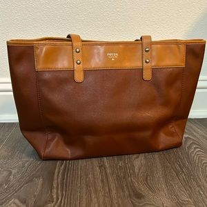 Fossil Large Tote Bag - Brown